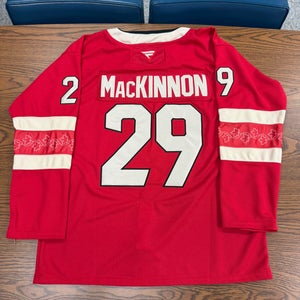 Nathan Mackinnon Red XL Men's Four Nations Jersey (New)