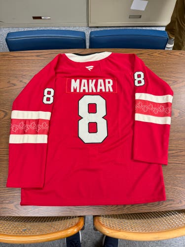 Cale Makar - Red XL Men's Four Nations Jersey (New)