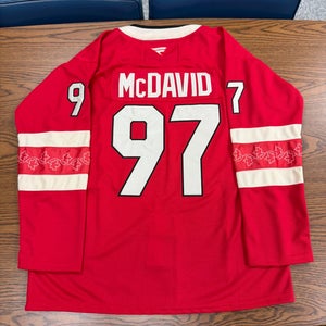 Connor McDavid - Red XL Men's Four Nations Jersey (New)