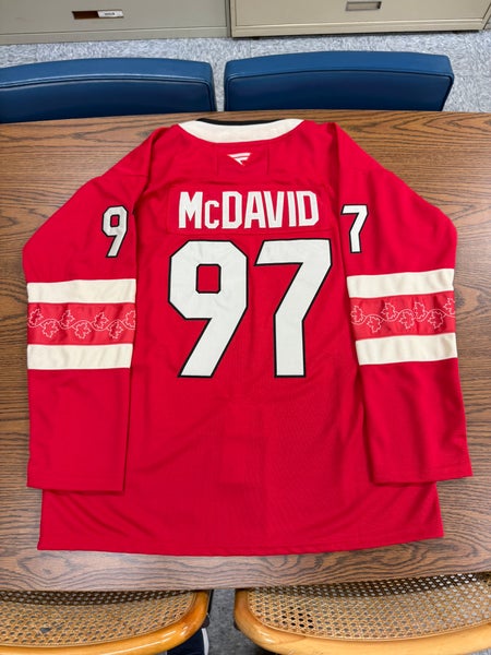 Connor McDavid - Red XL Men's Four Nations Jersey (New)