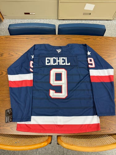 Jack Eichel - Blue XL Men's Four Nations Jersey (New)