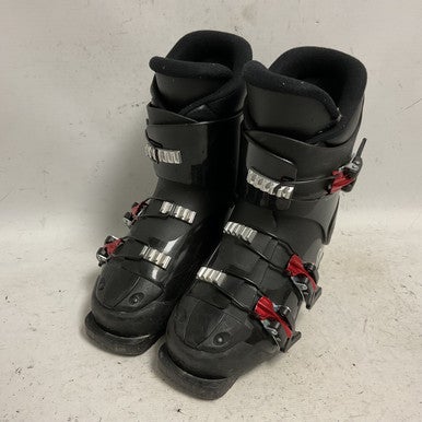 Used Alpina J3 Boys DH Ski Boot Black And Red 225 MP - J04.5 - W5.5 11855-S000193856