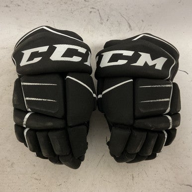 Used CCM JETSPEED FT350 Junior Gloves Black And White 10" 11855-S000193858