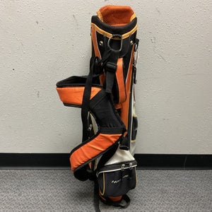 Used Tommy Armour Jr Stand Bag Black And Orange 11855-S000193845
