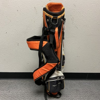 Used Tommy Armour Jr Stand Bag Black And Orange 11855-S000193845