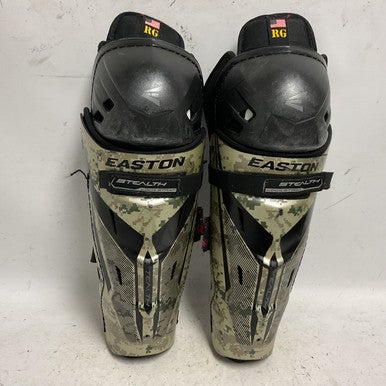 Used Easton STEALTH C7.5 Senior Shin Guards Camouflage 14" 11855-S000193842