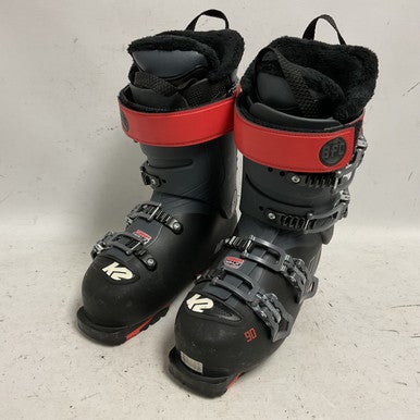 Used K2 BFC W90 Womens DH Ski Boot Black And Red 245 MP - M06.5 - W07.5 11855-S000193835