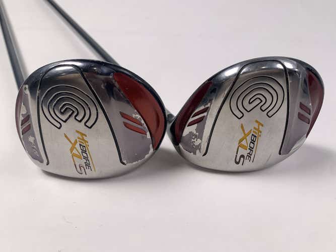 Cleveland Hibore XLS 3 & 5 Fairway Wood Set 15* 19* Fujikura Fit On M Mens RH