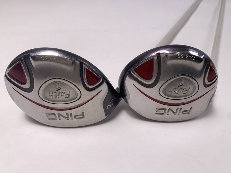 Ping Faith 3 & 5 Fairway Wood Set 18* 22* ULT200 Ladies Graphite Womens LH