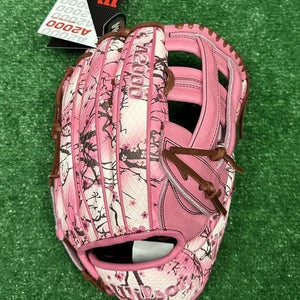 Wilson A2000 12.75" MJ Melendez GOTM 1799 Pink Outfield Baseball Glove