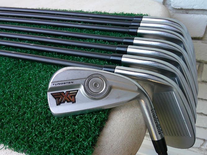 PXG GEN7 0311 XP (4i-PW, GW) Iron Set w/ MMT 80g Stiff Flex Shafts