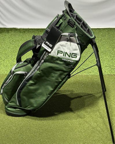 PING 2025 Hoofer 14 Golf Stand Carry Bag Color: Dark Green/Gray New!