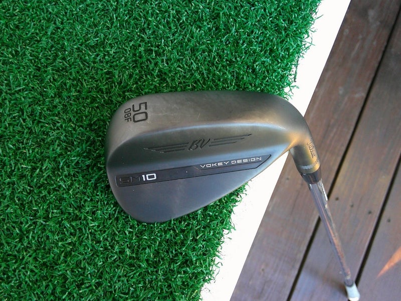 Titleist VOKEY Design SM10 JET Black 50.08F* Gap Wedge w/ True Temper S200 Stiff