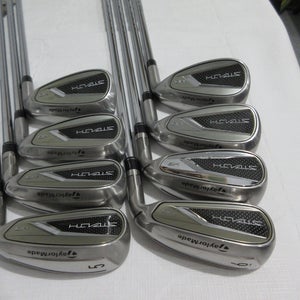 TaylorMade 2023 Stealth HD Iron Set - 5-PW, AW, SW - Stiff Flex Steel