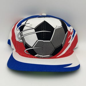 Vintage Rare France 98 World Cup Soccer Football Snapback Hat Global Caps - NWT