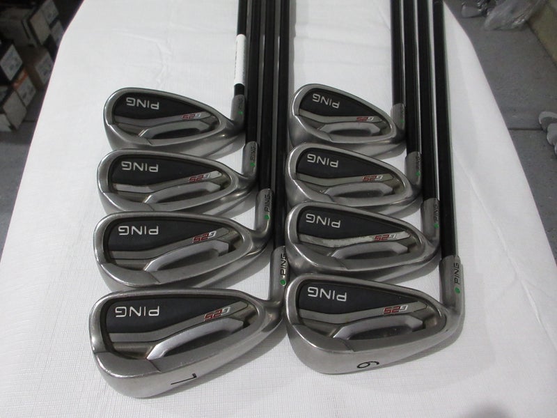 Left-Handed Ping G25 Iron Set - 6-LW - Regular Graphite - Green Dot +0.5" Long