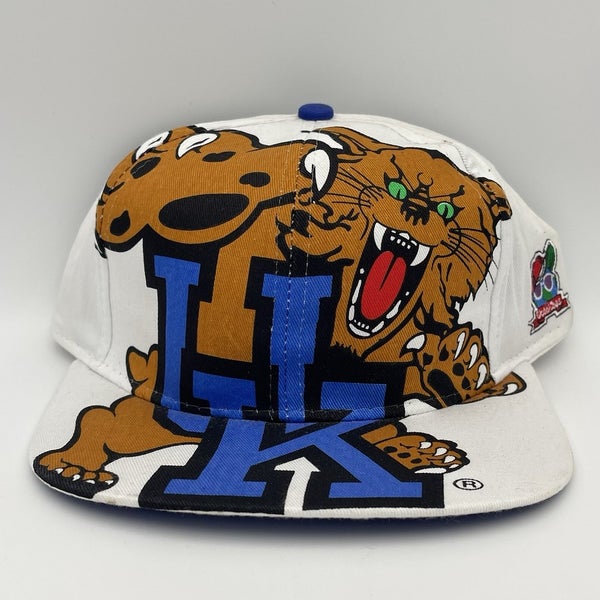 Vintage Kentucky Wildcats Hat Global Caps All Over Big Logo Snapback 1994 - NWT