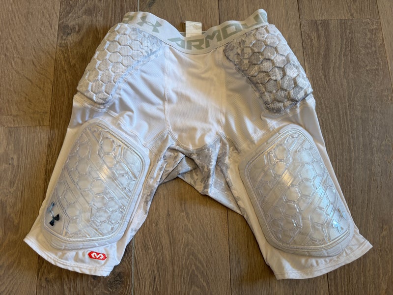 Men's Under Armour Padded Football Girdle Compression Shorts Camo - Medium