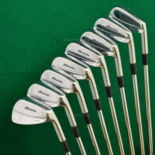 Mizuno MP-33 Forged 3-PW Iron Set True Temper Dynamic Gold S300 Steel Stiff