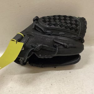 Used Mizuno GPL 1200F1 RH Throw Fastpitch Gloves Black 12" 11725-S000493344