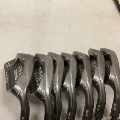 Used Ping ZING 2 BLK DOT Mens Iron Set RH 2I-PW 11725-S000493357