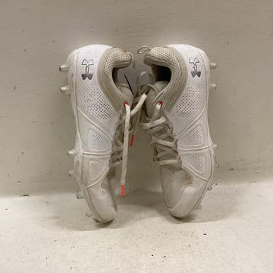 Used Under Armour GLORY LAX Cleats Womens White Senior 9.5 11725-S000493362