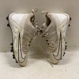 Used Nike LAX Cleats Girls White Junior 03.5 11725-S000493360