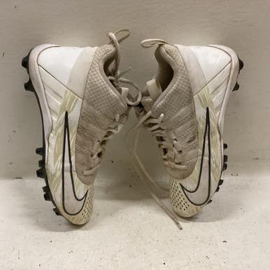 Used Nike LAX Cleats Girls White Junior 03.5 11725-S000493360