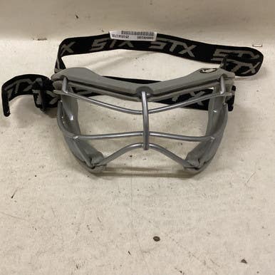 Used STX 4 SIGHT PLUS-S Lacrosse Facial Protect Grey Junior 11725-S000493365