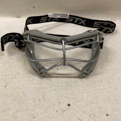 Used STX 4 SIGHT PLUS-S Lacrosse Facial Protect Grey Junior 11725-S000493365