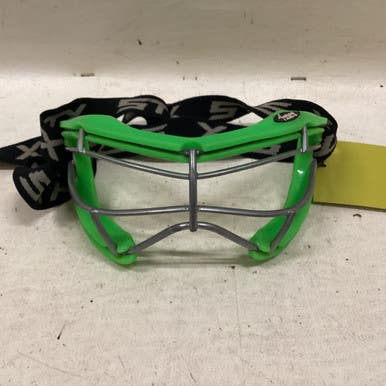 Used STX 4 SIGHT PLUS-S Lacrosse Facial Protect Neon Green Junior 11725-S000493393