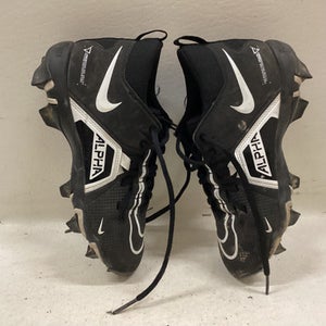 Used Nike ALPHA Jr FB Cleats Black Junior 04 11725-S000493397