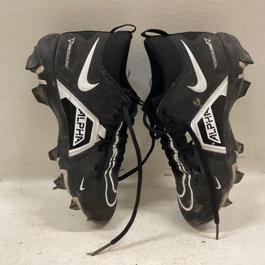 Used Nike ALPHA Jr FB Cleats Black Junior 04 11725-S000493397