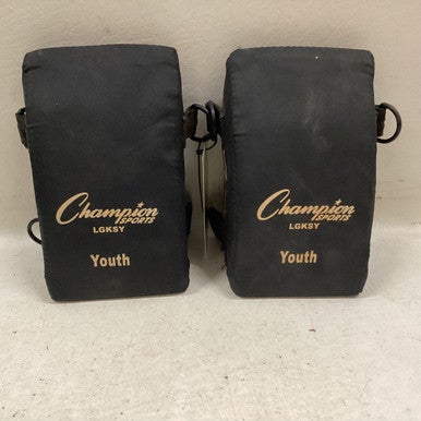 Used Champion Sports LGKSY BB/SB Catchers Knee Savers Black 11725-S000493435