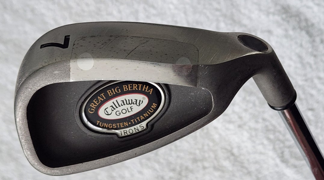 Men's Callaway Great Big Bertha Tungsten/Titanium 7 Iron RH; Steel Shaft