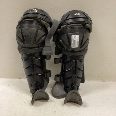 Used Adidas SHINES Catchers Leg Guards Black Intermed 11725-S000493236