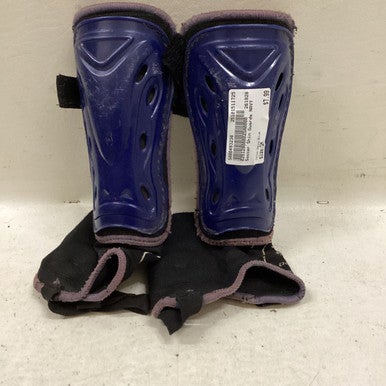 Used Soccer Shin Guards Junior Navy Blue SM 11725-S000493238