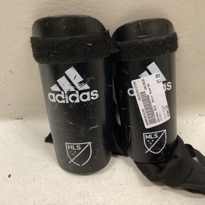 Used Adidas Soccer Shin Guards Junior Black LG 11725-S000493239