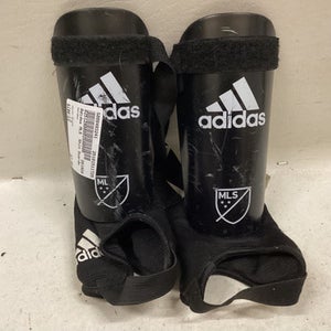 Used Adidas Soccer Shin Guards Junior Black LG 11725-S000493241