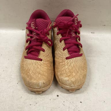 Used Under Armour 2Y BB/SB Cleats Pink Junior 02 11725-S000493251