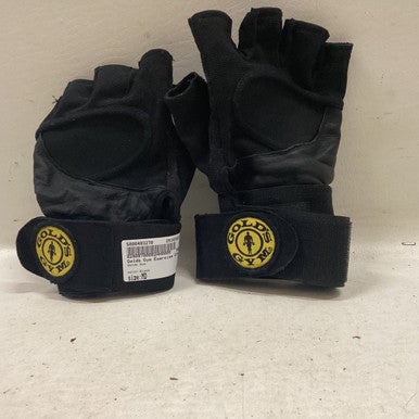 Used Golds Gym Exercise Gloves Black MD 11725-S000493270