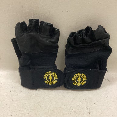 Used Golds Gym Exercise Gloves Black MD 11725-S000493271