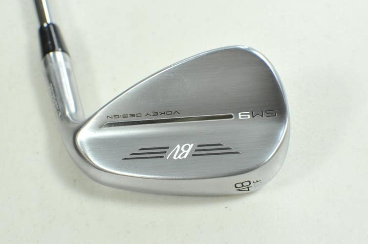 Titleist Vokey SM9 Tour Chrome 48*-10F Wedge Right BV Wedge Flex Steel # 205258