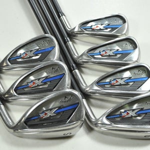 Callaway XR OS 6-PW,AW,SW Iron Set Regular Flex Right Fubuki AT Graphite #205188