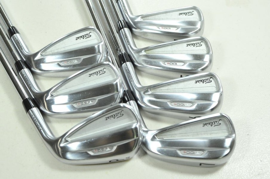 Titleist T100S 2021 4-PW Iron Set Stiff Flex Right AMT Red S300 Steel # 205257