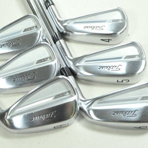 Titleist T100 2023 4-9 Iron Set X-Stiff Flex Right Rifle 6.5 Steel # 205195