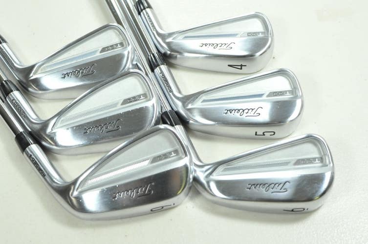 Titleist T100 2023 4-9 Iron Set X-Stiff Flex Right Rifle 6.5 Steel # 205195