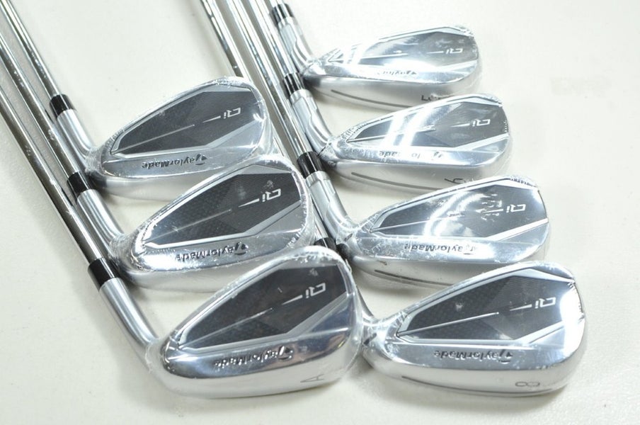 TaylorMade Qi 5-PW,AW Iron Set Stiff Flex Right KBS MAX MT 85g Steel NEW #205291