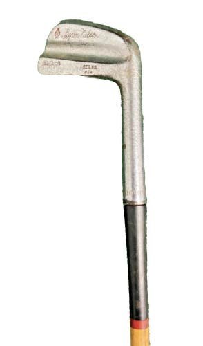 MacGregor Byron Nelson 2 Iron Texas Reg No 854 Coated Steel RH Leather Grip