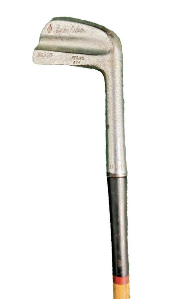 MacGregor Byron Nelson 2 Iron Texas Reg No 854 Coated Steel RH Leather Grip